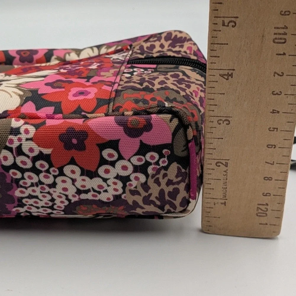 Vera Bradley Cosmetic Bag Makeup Pouch Floral Print‎ Zippered Pouch Organizer